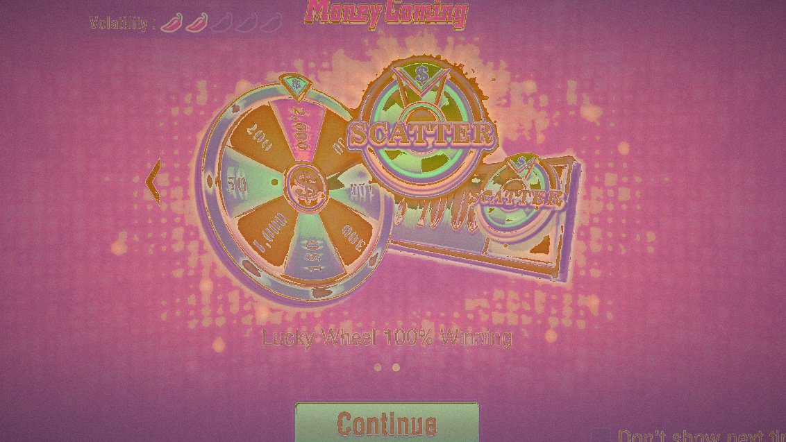 Money Coming · Tampilan Layar Menu RK55